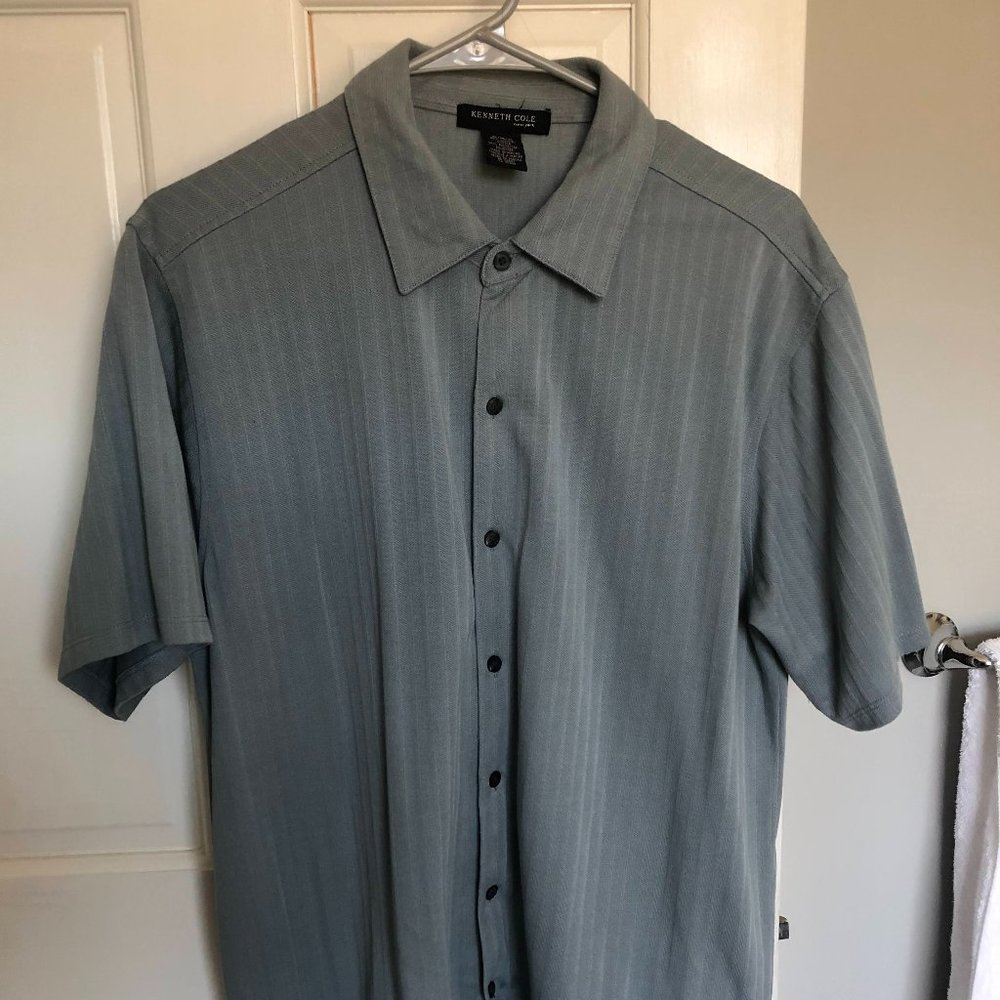 KENNETH COLE MENS SHORT SLEEVE SHIRT